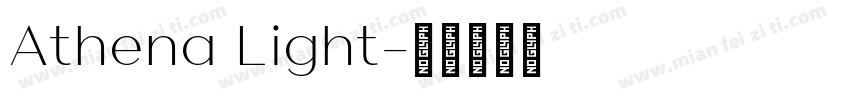 Athena Light字体转换